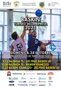 Locandina Baskin Torneo della ripresa 2021